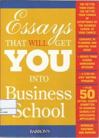 Essays that will get you into business school