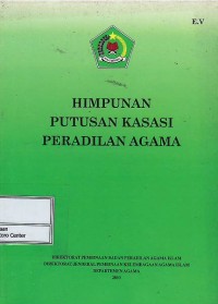 Himpunan putusan kasasi Peradilan Agama