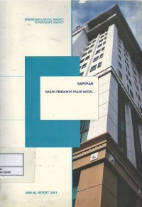 Image of Bapepam Badan Pengawas Pasar Modal annual report 2001