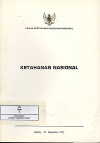 Ketahanan nasional