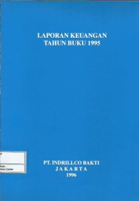 Image of Laporan keuangan tahun buku 1995