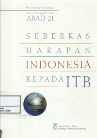 Seberkas harapan Indonesia kepada ITB
