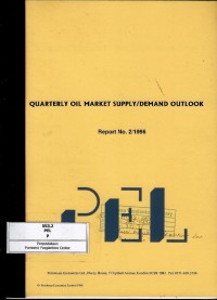 Quarterly oil market supply/demand outlook (report no. 2/1996)