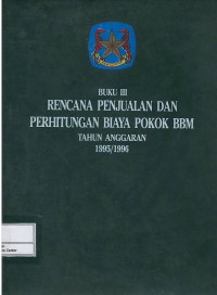 Image of Rencana anggaran pendapatan dan biaya perusahaan buku III tahun anggaran 1996-1997 : penugasan pemerintah
