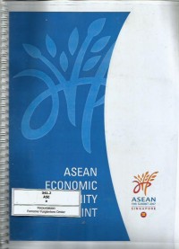ASEAN economic community blue print