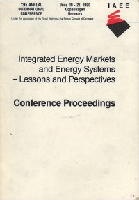 Image of Integrated Energy markets and Energy Systems : Lessons and Perspectives