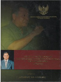 Kumpulan sambutan/pidato Menteri Energi dan Sumber Daya Mineral Republik Indonesia tahun 2001