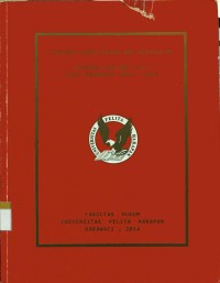 Pedoman Perkuliahan dan Kurikulum  Program Sarjana (S1) Tahun Akademik 2014-2015