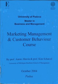 Marketing management & customer behaviour course