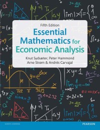 Essential mathematics for economic analysis